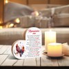 Haizct Remember Me Cardinal Wooden Heart Plaque Sign, Memory Gifts