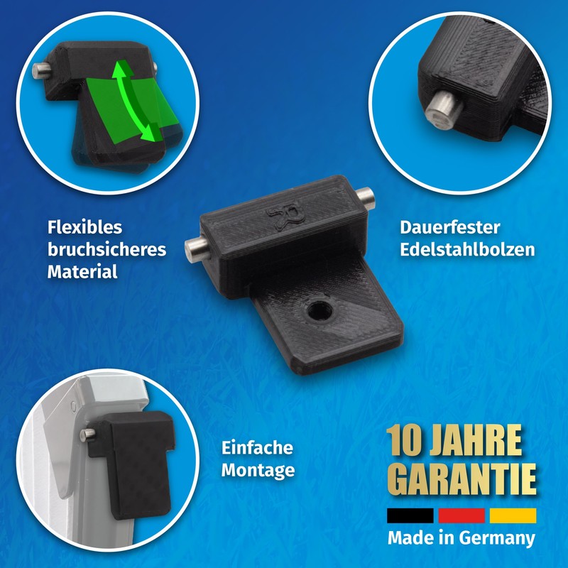 MaJoCompTec® Camperpart Replacement Joint Compatible with Remis Telescopic Guide, Replacement