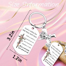 Ibiwe Spiritual Gifts For Women Girls Religious Faith Gifts For Women Daughter Bible Encouragement Inspirational Gifts Baptism Gifts Easter Prayer Gifts Birthday Thanksgiving Gifts