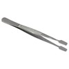 HTS 170S0 4.75" Straight Stainless Steel Stamp Tweezers