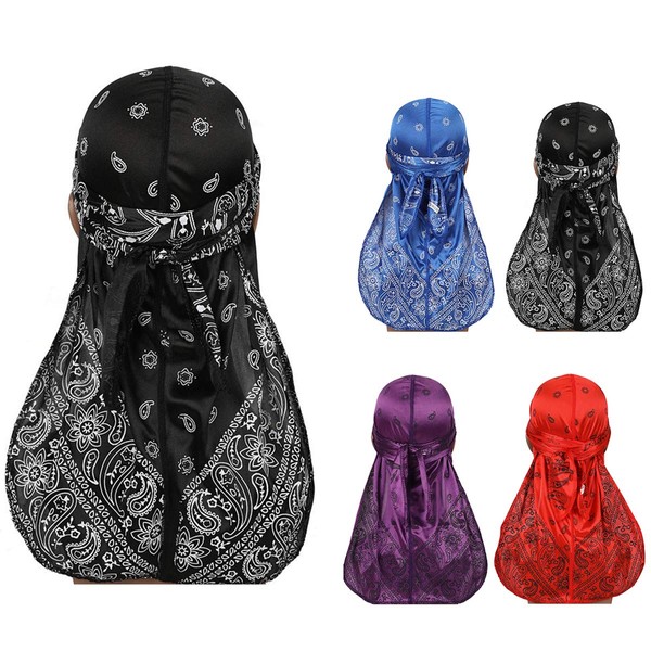 WALLFIRE Durag Cap for Men and Women, 1 Piece, Soft