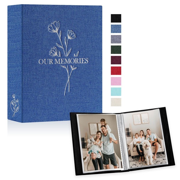 Lanpn Small Photo Album 6x4 2 Packs, Each Pack holds