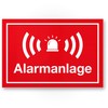Komma Security Alarm System Sign 30 x 20 cm -