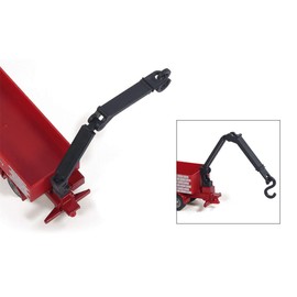 siku 1797, Construction Material Lorry with Trailer, 1:87, Metal/Plastic, Red/Yellow, Movable crane