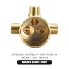 Shower Valve Body for D Shower Faucet, Works with D