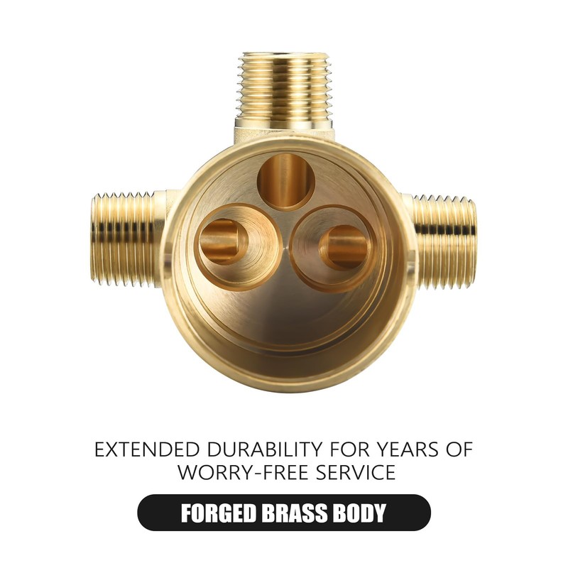 Shower Valve Body for D Shower Faucet, Works with D