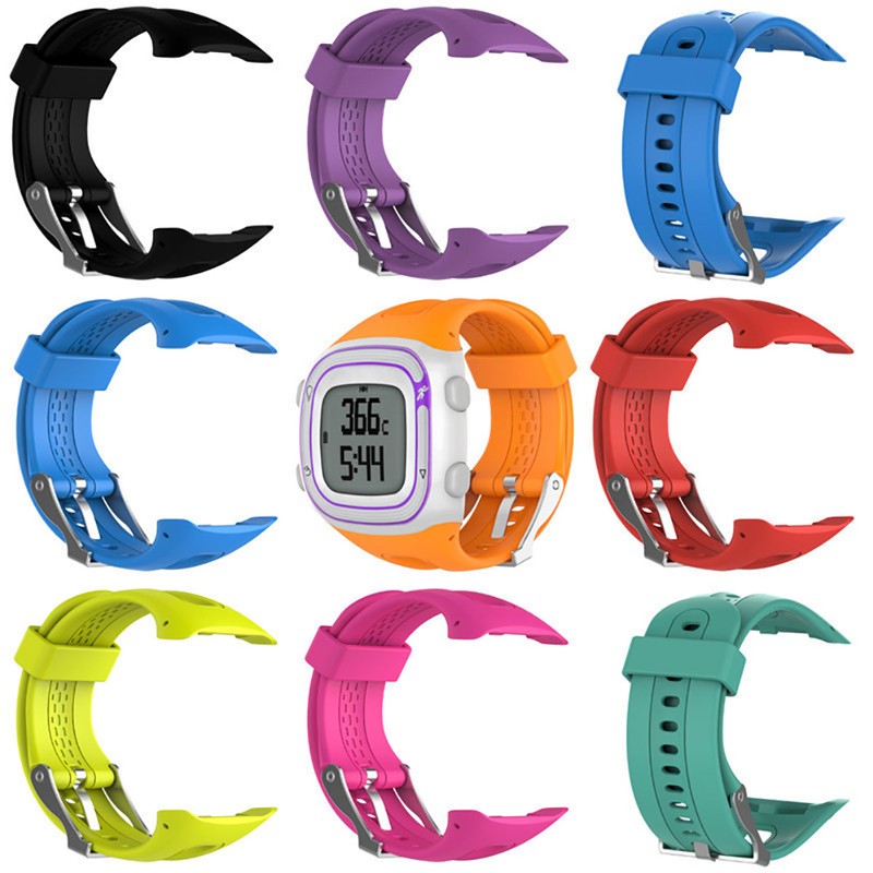 Adjustable Soft Silicone Replacement Wrist Watch Strap with Tool Pins