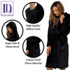 Ladies Robe Luxury Fleece Hooded Bathrobe for Teen Girls House