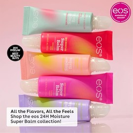 eos Super Bálsamo Hidratante 24H - Leite de Coco e Mel Ma, Máscara Labial, Tratamento Diurno ou Noturno, Feito para Pele Sensível, 10,4 ml, Pacote... 