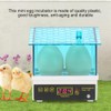 4 Eggs Mini Incubator Hatcher Household Digital Semiautomatic Hatching House