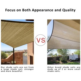 LOVE STORY 12' x 12' x 12' Triangle Blue Sun Shade Sail Canopy UV Block Awning for Outdoor Patio Garden Backyard