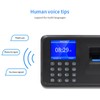 Fingerprint Attendance Machine 2.4 Inch 1000 User Capacity Name Display
