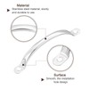 sourcing map Stainless Steel Door Pull Handles, 2Pcs 120mm/4.72" Long