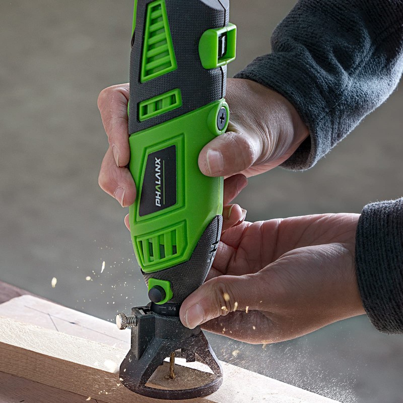 180W Rotary Tool Kit, 1.5-Amp PHALANX 6 Variable Speed with