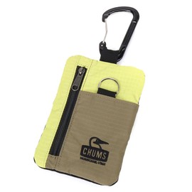 Spring Dale Key Coin Case, Khaki/Celery