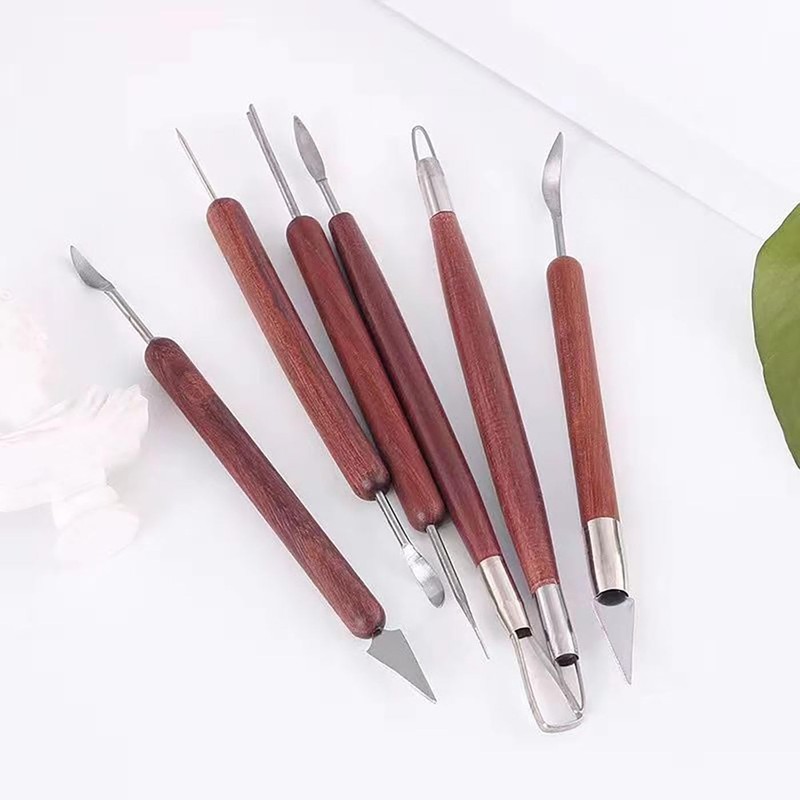 LUYING Clay Carving Tools, Clay Spatula Set, Line Drawer, Clay