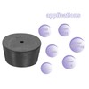 sourcing map Rubber Tapered Plug 42mm to 50mm Solid Test