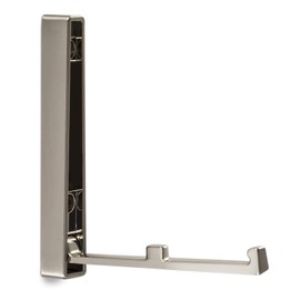 SO-TECH BARI Folding Hook 120 x 16 x 15 mm Stainless Steel Look Coat Hook Foldable Wall Coat Rack