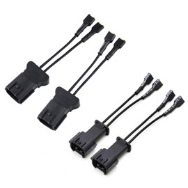 FARBIN Car Horn Special Plug Compatible with Hyundai Adapter Wiring Harness Pigtail Socket Car Horn Connector Harnesses Cable 2Pcs