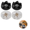 Lotnery 2X Blade Rubber Gears & 2X Motor Base Top
