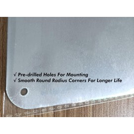 ACONATIC No Parking Sign, "DO NOT BLOCK ANY PART OF THE DRIVEWAY" Traffic Signs, Easy to Mount 8"x12" Aluminum Metal Sign