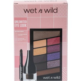 Wet n Wild Ultimate Eye Look Set, Make-Up Set with Long-Lasting Eyebrow Pomade & Colour Icon 10 Pan Shadow Palette, Creamy Pomade and Highly Pigmented Eyeshadow for Intense, Blendable Looks