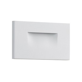 East Grove Home Builder Essentials - Luz de entrada LED de 120 V para interiores o exteriores, orientación horizontal con 3-CCT 2700K-3000K-4000K en blanco