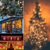 Minetom 100 Count Clear Warm White Mini Christmas String Lights