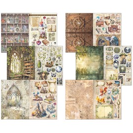 Ciao Bella Junk Journal & Ephemera Book Wizard Academy A4 Design Paper Scrapbook Greeting Cards Gift Packaging DIY Crafts