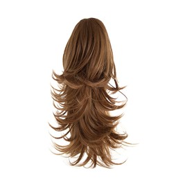 Pearl Claw Clip Ponytail (Golden Brown)