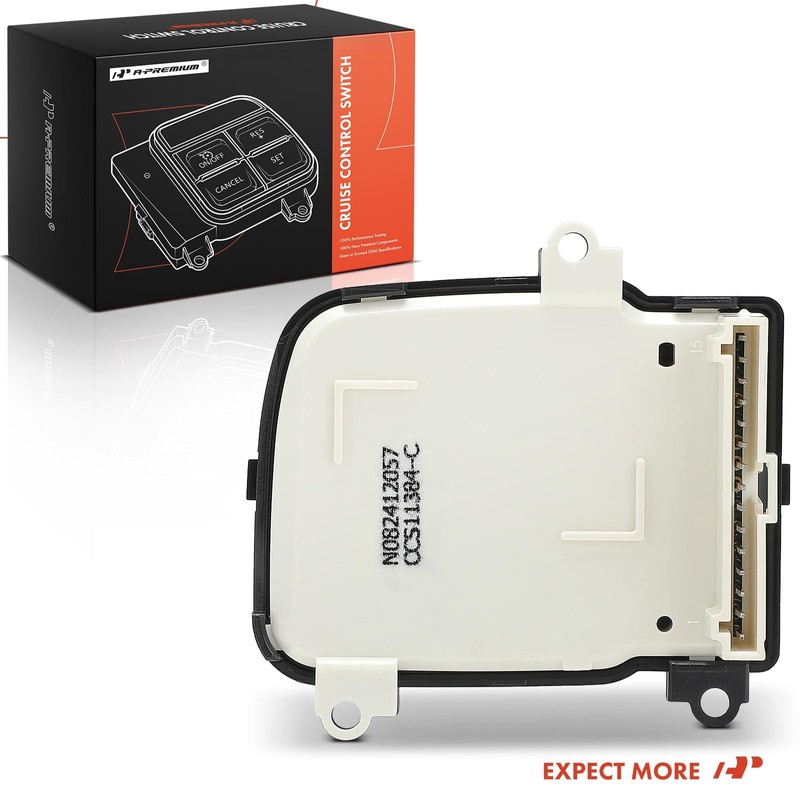 A-Premium Steering Wheel Mounted Cruise Control Switch Buttons Compatible with