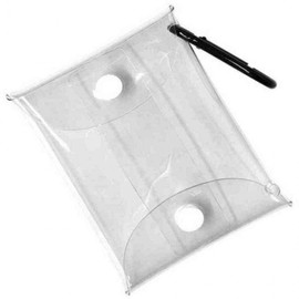 PVC transparent pouch 9x12 Mini pouch key ring 3ea