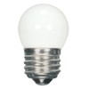 Satco S9161 Medium Light Bulb in White Finish, 2.31 inches,
