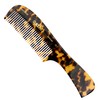 G.B.KENT 200mm Handmade Handle Lake Hair Comb British Royal Purveyor
