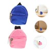 jojofuny 2 Pcs Durable Zipper Backpack for Dolls Lightweight Pretend
