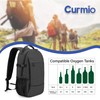 CURMIO Travel Backpack for Oxygen Tank, Black, 1 Count (Pack
