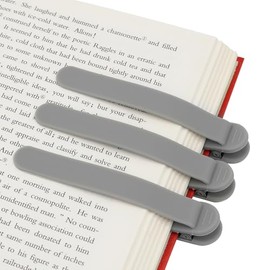 SMUK 3 piezas de marcapáginas automáticos para amantes de la lectura, lindos marcadores de silicona para mujeres, hombres, niñas adolescentes - Accesorios de lectura para guardar y sujetar libros