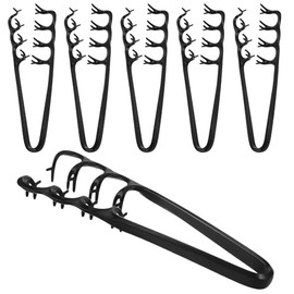 Peine De Textura Esponjosa Para Hombre Peine De Dientes Anchos Para Cabello Rizado Y Liso De Volumen Para Raíces 6 Piezas Para Forma Y Controlar...   