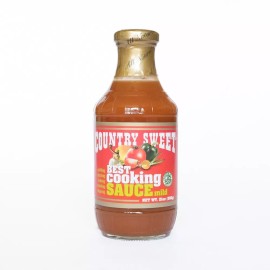 Country Sweet Cooking Sauce 4 jars hot or mild 21 oz