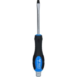 BRILLIANT TOOLS BT034802 Screwdriver Slotted with Impact Cap, 5.0 mm [Powered by KS Tools]