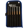 BGS 1655 Pin Punch Set, Gold/Silver/Black, 3-10 x 200 mm