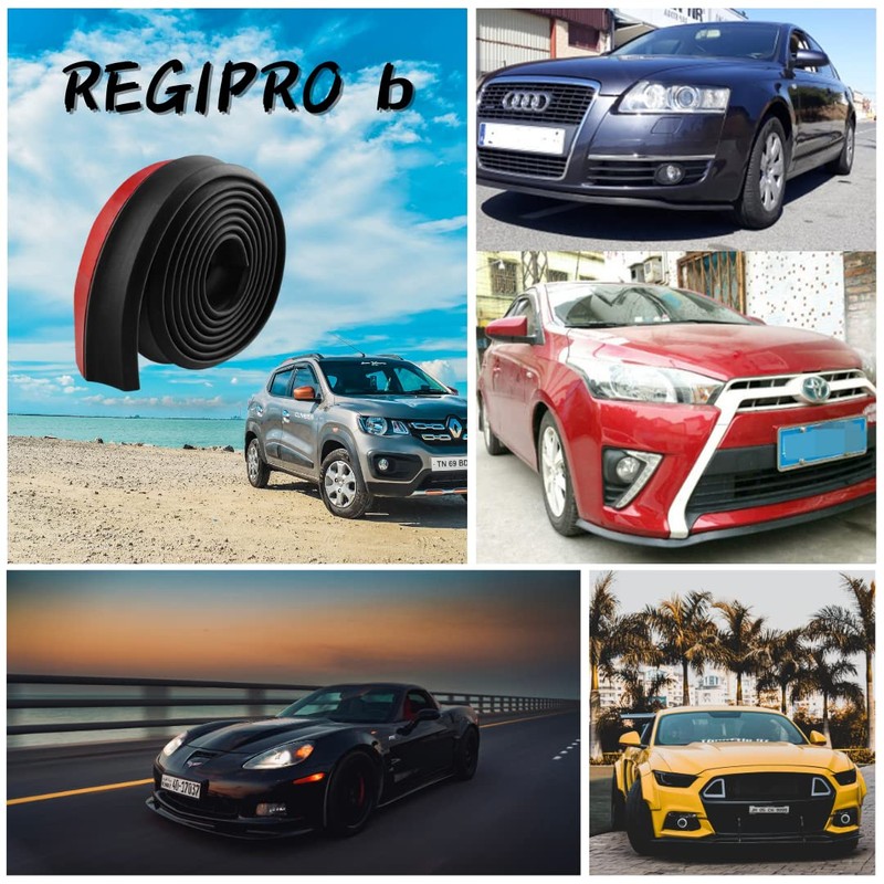 Regipro b Universal Lip Spoiler, 6.5 ft (2.5 m), Rubber