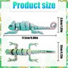 TEAONE 3D Printed Chameleon, Flexible Joints Chameleon Animal Figurines for
