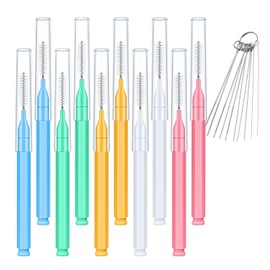 Duschreinigungsbürste – Reinigungspinsel für das Badezimmer | Set mit Duschkopf-Reinigungsbürsten | 10 Stück Duschkopf-Schichten
