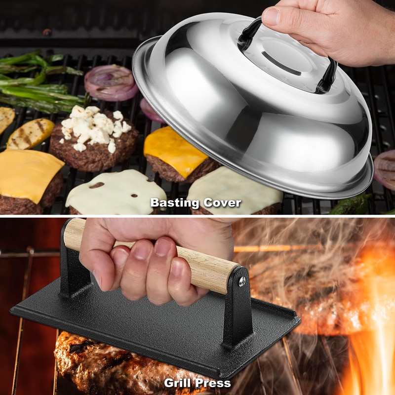 ROMANTICIST 29PCS Griddle Accessories Set - Flat Top Teppanyaki Spatula