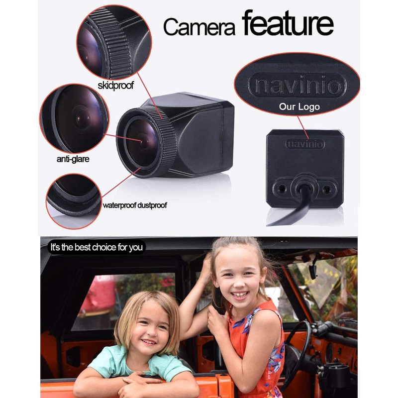 HD 720P Night Vision Car License Plate Backup Camera Waterproof