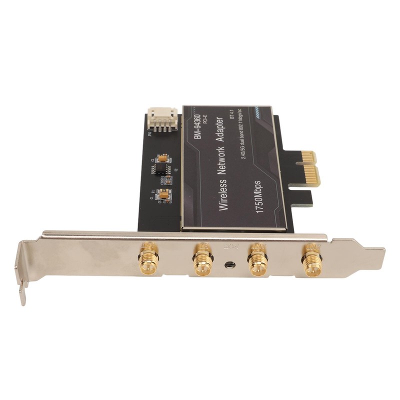 PCIe Network Adapter 2.4G 450Mbps 5G 1300Mbps 4 Antennas Standard