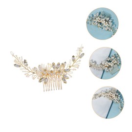 FOMIYES Pearl Hair Comb Bridal Accessory for Women Wedding Party Festivals