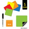 Dry Erase Magnets Set - 50 Pack includes Marker -