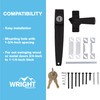 Wright Products - Tie Down Keyed Push Button Door Latch